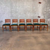 1920's American Made Dining Table With 6 Chairs