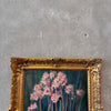 Antique Oil Still Life Of Begonias