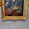 Antique Oil Still Life Of Begonias