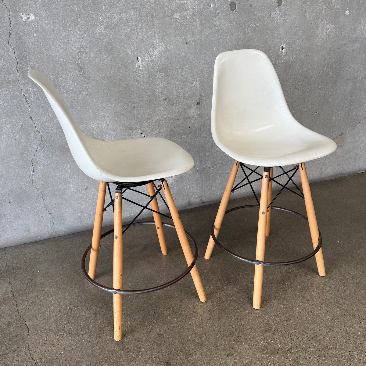 Pair of Vintage Herman Miller Eiffel Barstools