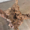 Burl Root Table With Glass