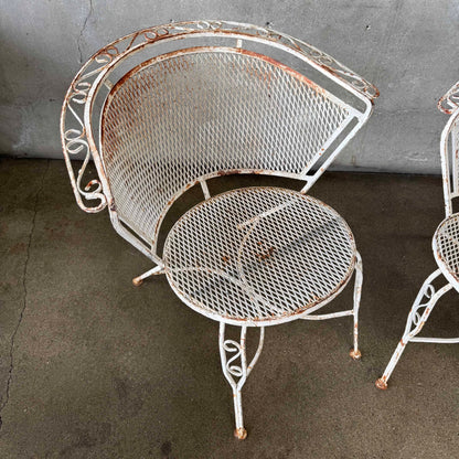 Pair of Mid Century Modern Patio Chairs in the Style of Salterini