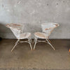 Pair of Mid Century Modern Patio Chairs in the Style of Salterini