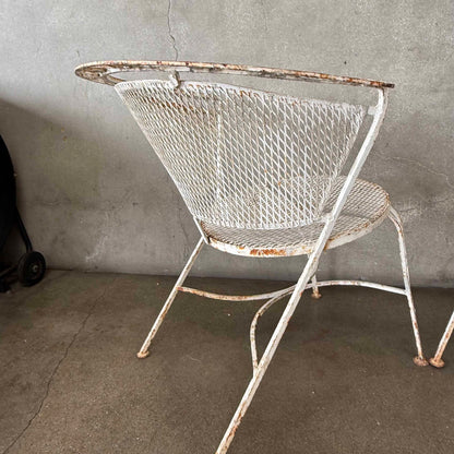 Pair of Mid Century Modern Patio Chairs in the Style of Salterini
