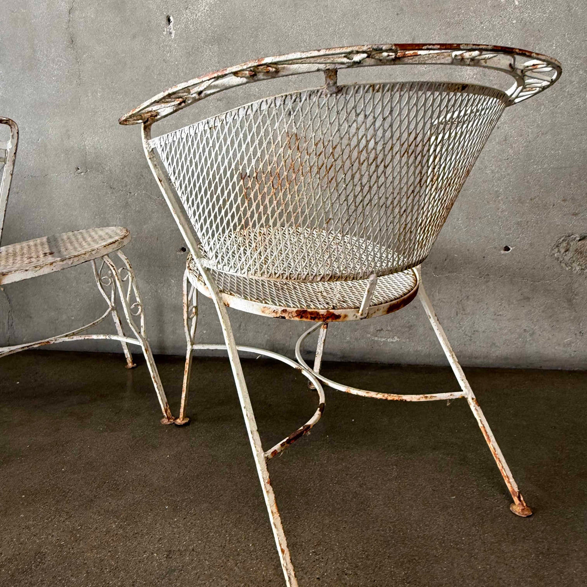Pair of Mid Century Modern Patio Chairs in the Style of Salterini