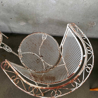Pair of Mid Century Modern Patio Chairs in the Style of Salterini