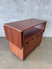 Mid Century Rolling Bar Serving Cabinet