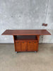 Mid Century Rolling Bar Serving Cabinet