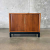 Mid Century Walnut Tambor Door Credenza (Small) #1