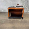 Mid Century Walnut Tambor Door Credenza (Small) #1