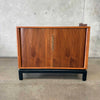 Mid Century Walnut Tambor Door Credenza (Small) #2