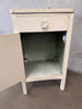 Vintage Industrial Metal Medical Cabinet / Side Table