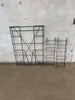 Classic Vintage Mid Century Black Wire Folding Storage Rack