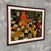 Mid Century Surreal Painting  Oil On Board Edgar O. Kiechle - 1951