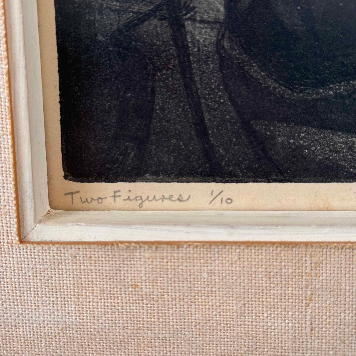 Mid Century Lithograph Signed & Dated