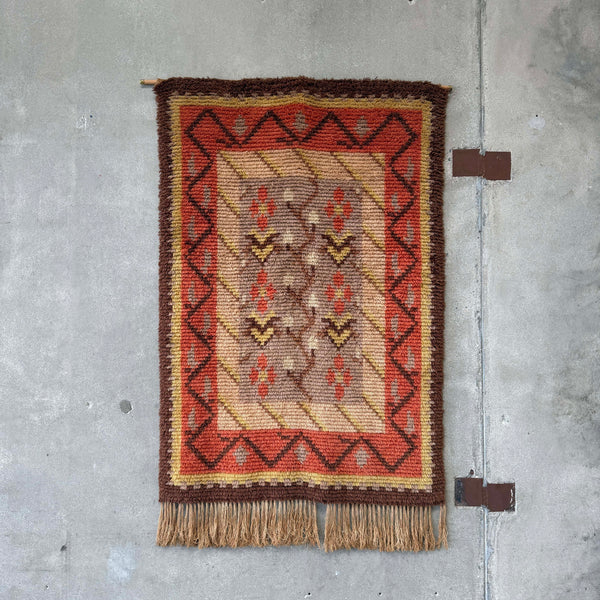 Mid Century Modern Shag Tapestry