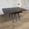 Heywood Wakefield Wishbone Dining Table in Ebonized Wood