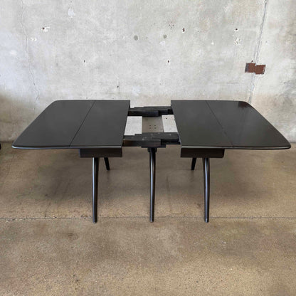 Heywood Wakefield Wishbone Dining Table in Ebonized Wood