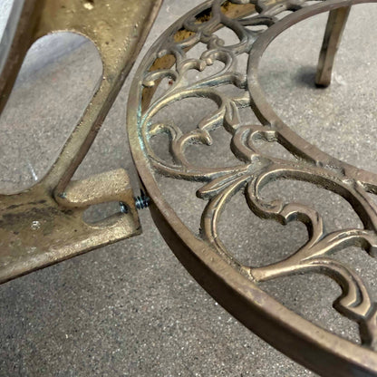 Vintage Korean Brass Hall Tree Coat Rack