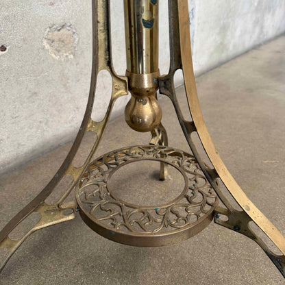 Vintage Korean Brass Hall Tree Coat Rack