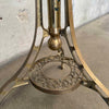 Vintage Korean Brass Hall Tree Coat Rack