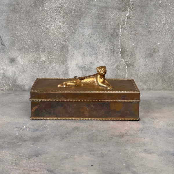 Brass Jaguar Box