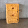 Vintage Burlwood Nightstand