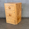 Vintage Burlwood Nightstand
