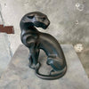 Vintage Ceramic Panther By Austin Sculpture