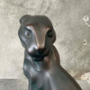 Vintage Ceramic Panther By Austin Sculpture