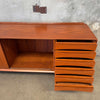 Mid Century Modern 1960s Teak Credenza by Arne Vodder
