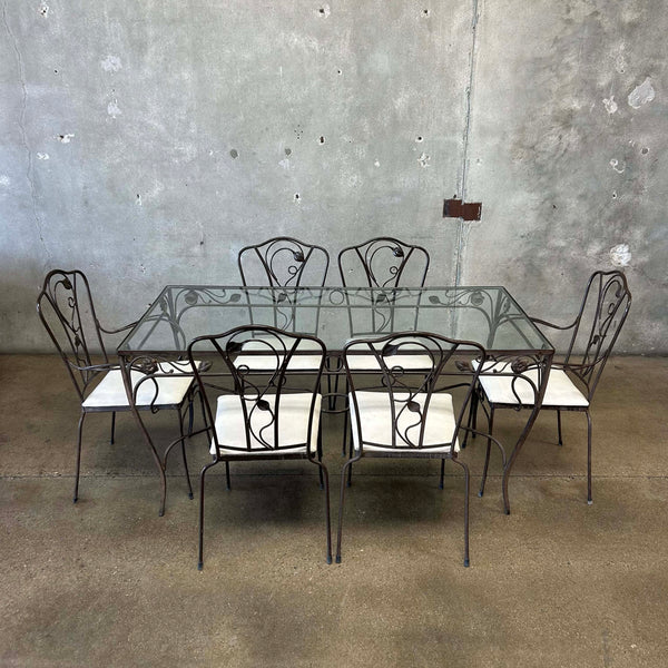 Wrought Iron Patio Dining Set