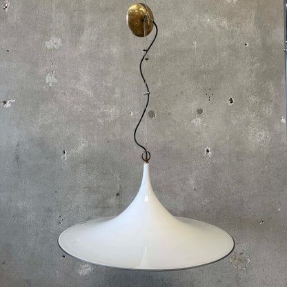 26" Effetre International Murano Hand Blown Trumpet Glass Lamp