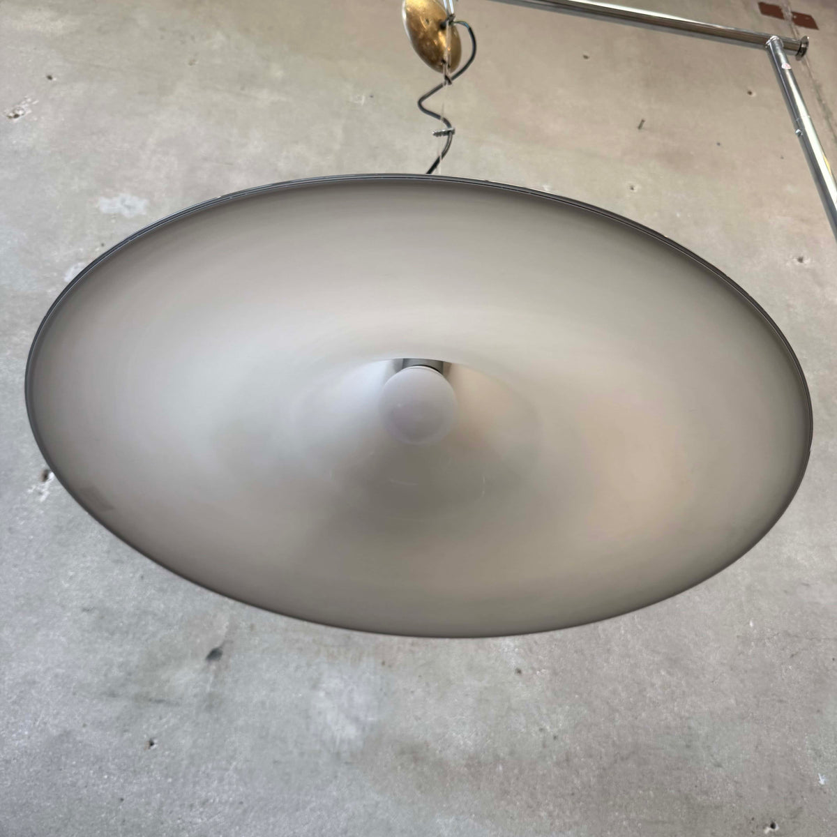26" Effetre International Murano Hand Blown Trumpet Glass Lamp