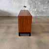 Mid Century Walnut Tambor Door Credenza