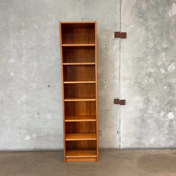 Tall Danish Teak Shelving Unit #1