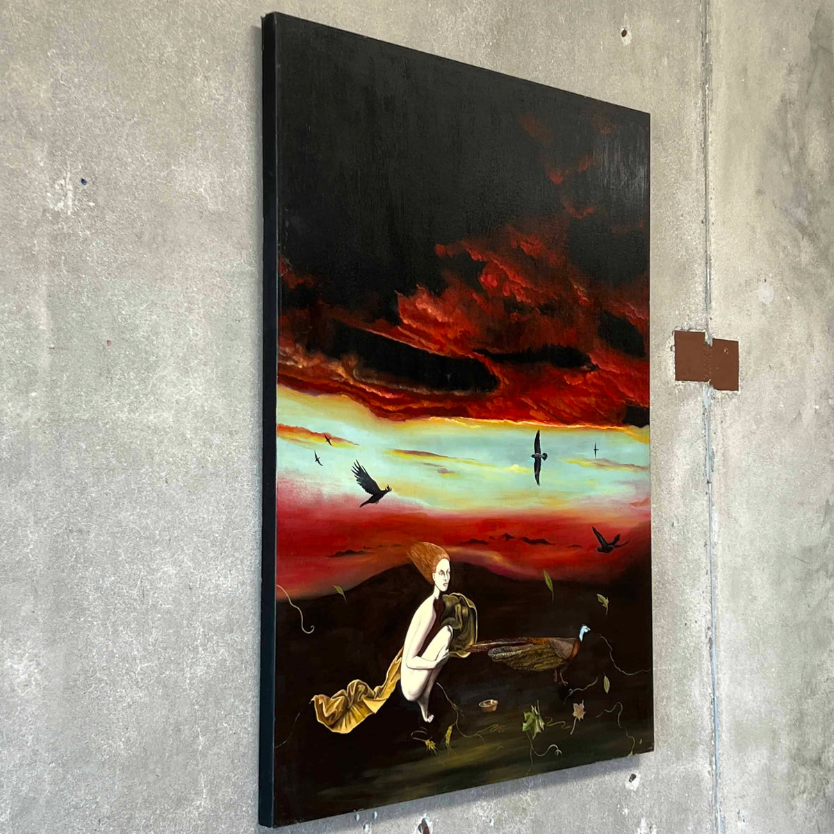 Metaphysical Surrealism Movement - Oil on Canvas