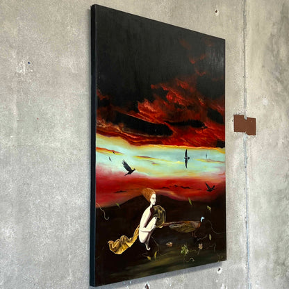 Metaphysical Surrealism Movement - Oil on Canvas
