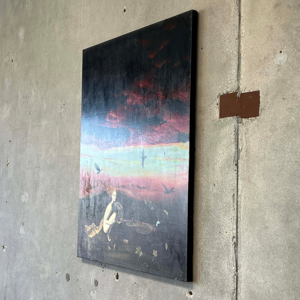 Metaphysical Surrealism Movement - Oil on Canvas