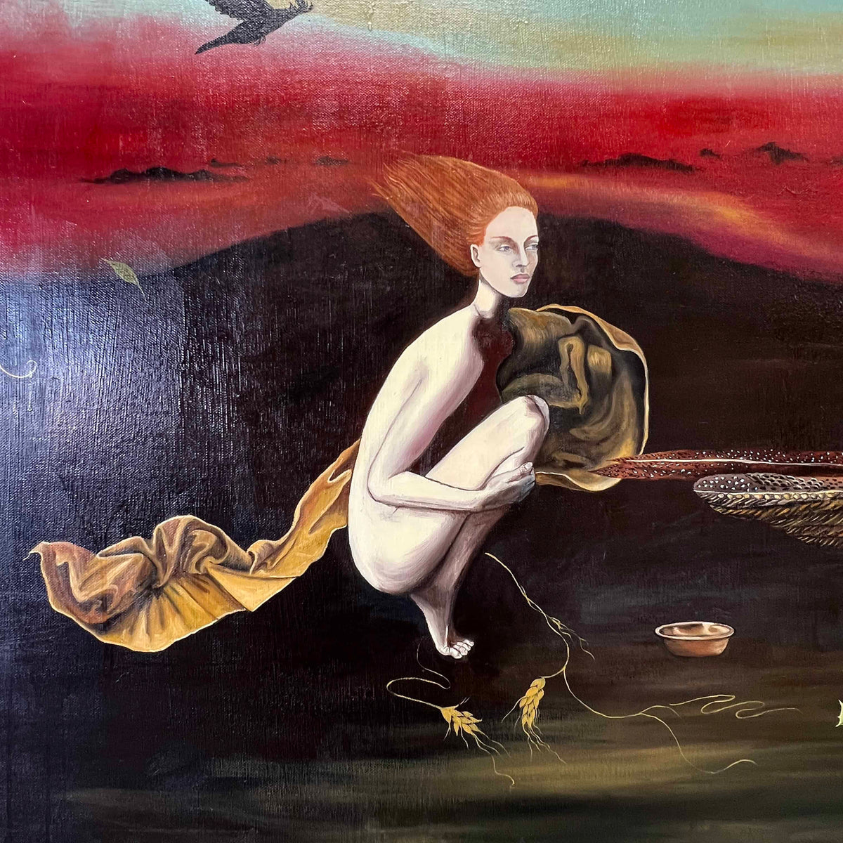 Metaphysical Surrealism Movement - Oil on Canvas