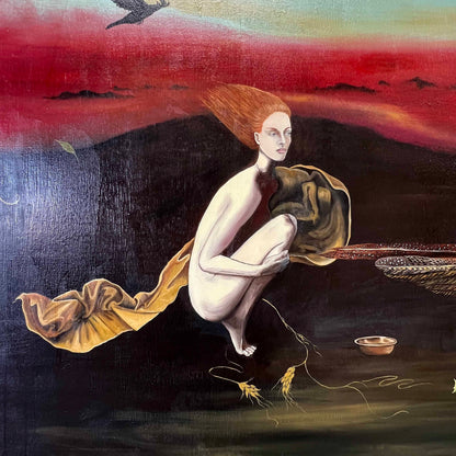 Metaphysical Surrealism Movement - Oil on Canvas