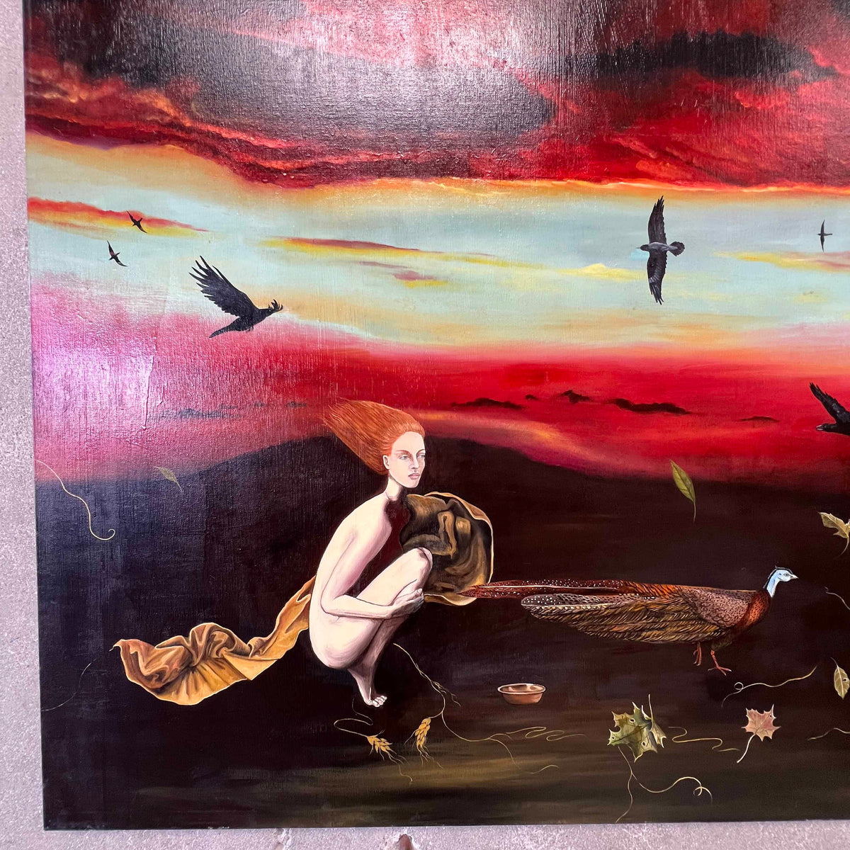 Metaphysical Surrealism Movement - Oil on Canvas