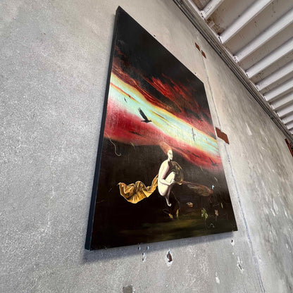 Metaphysical Surrealism Movement - Oil on Canvas