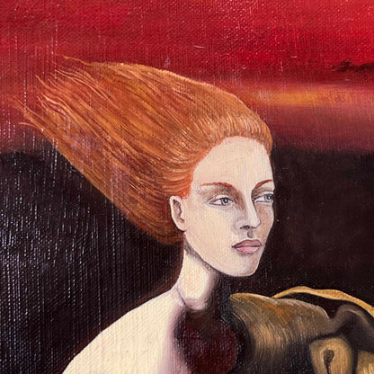 Metaphysical Surrealism Movement - Oil on Canvas