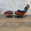 Mid Century Modern Style Lounge Chair & Ottoman