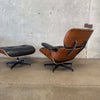 Mid Century Modern Style Lounge Chair & Ottoman