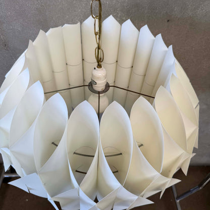 Vintage 1970's Butterfly Pendent Lamp - AS IS - Rewired