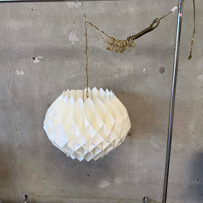 Vintage 1970's Butterfly Pendent Lamp - AS IS - Rewired
