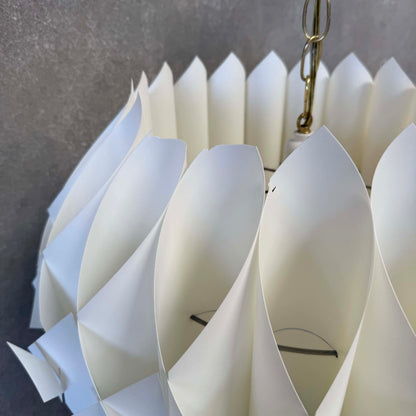 Vintage 1970's Butterfly Pendent Lamp - AS IS - Rewired