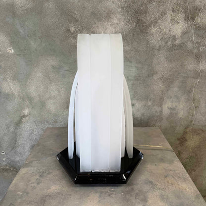 Late 70's Disco Studio 54 Style Lucite Table Lamp